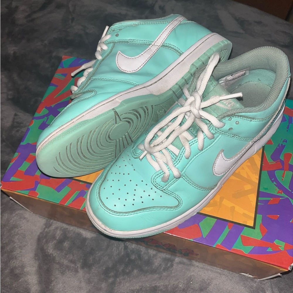 Nike Dunk Low Mint Emerald Rise Men’s size 7 - Picture 2 of 7